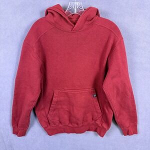 Origin Hoodie Mens Small Red Heavyweight Reverse Weave Made in USA Jocko Willink